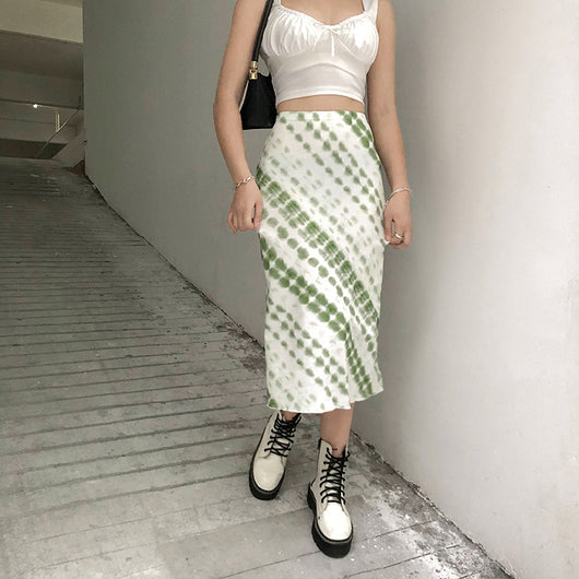Falda Ajustada Tie-Dye de Cintura Alta con Efecto Envolvente - Image 13