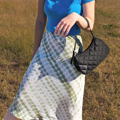 Falda Ajustada Tie-Dye de Cintura Alta con Efecto Envolvente - Image 2
