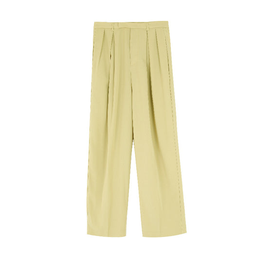 Pantalones Casuales Mujer Cintura Alta Estilo Coreano Pierna Recta - Image 8