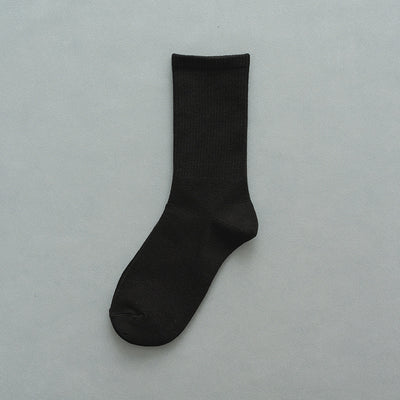 Calcetines Deportivos de Tubo para Mujer, Algodón Puro Blanco y Negro - Image 10
