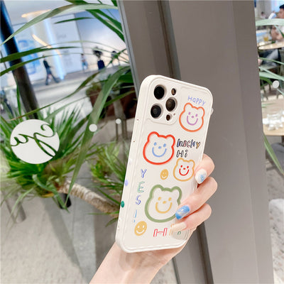 Funda iPhone 12 Desmontable con Diseño Sonriente Colorido - Image 6