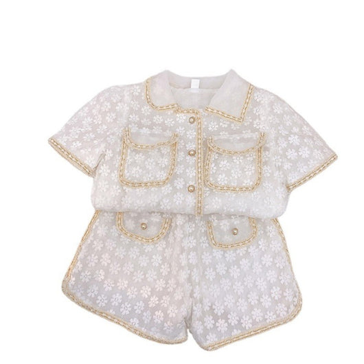 Conjunto de Blusa y Shorts Estilo Tong Xiaoxiang para Mujer - Image 11