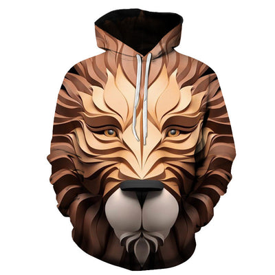 Sudadera con Capucha Estampado 3D para Parejas - Image 14