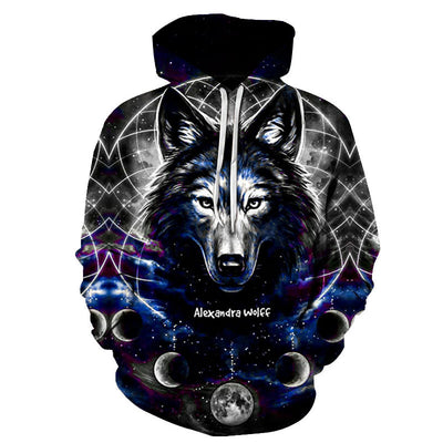 Sudadera con Capucha Estampado 3D para Parejas - Image 22