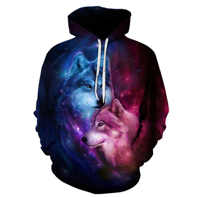 Sudadera con Capucha Estampado 3D para Parejas - Image 11