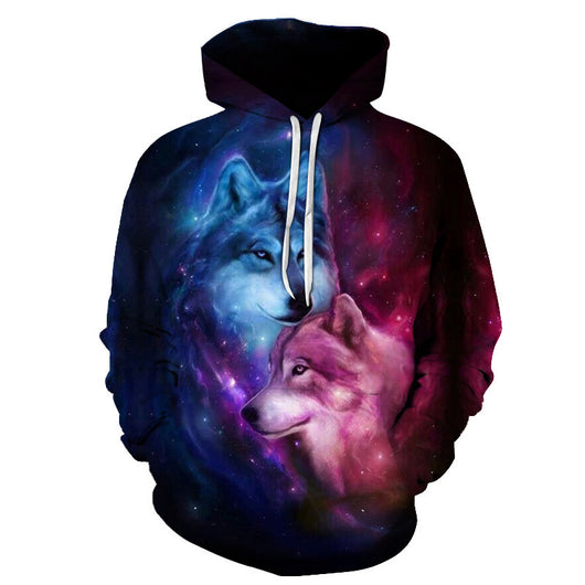 Sudadera con Capucha Estampado 3D para Parejas - Image 11