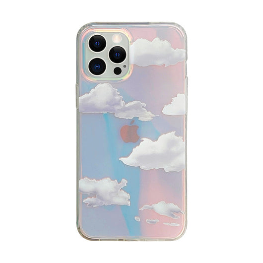 Funda para iPhone 12 Degradado Láser con Diseño de Nubes XR - Image 7
