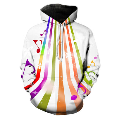 Sudadera Hoodie Hombre Estampado Guitarra 3D - Corte Holgado Moderno - Image 12