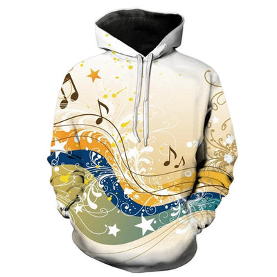 Sudadera Hoodie Hombre Estampado Guitarra 3D - Corte Holgado Moderno - Image 15