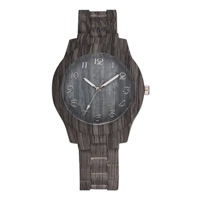 Reloj de Pareja Retro Grano de Madera - Diseño Minimalista Unisex - Image 9