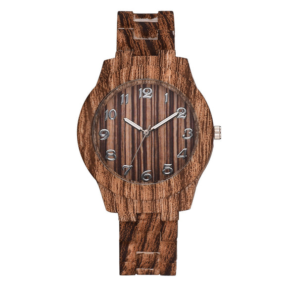 Reloj de Pareja Retro Grano de Madera - Diseño Minimalista Unisex