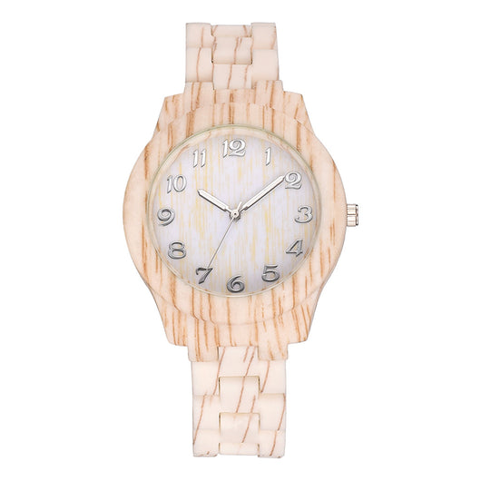 Reloj de Pareja Retro Grano de Madera - Diseño Minimalista Unisex - Image 3