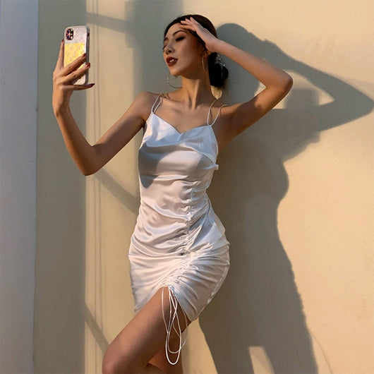 Vestido Ajustado Sin Mangas con Cordón - Falda Ceñida para Año Nuevo - Image 7