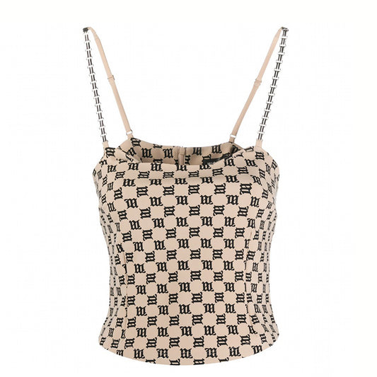 Camiseta de Cadena Metálica para Presbicia Mujer