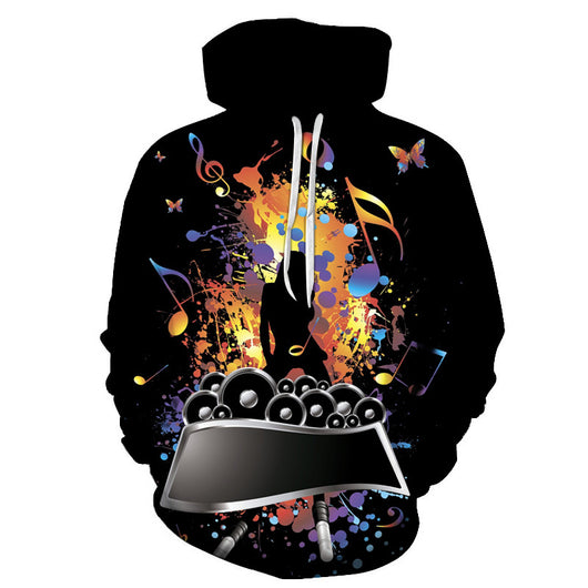 Sudadera con Capucha 3D Estampado Rock para Parejas - Image 19