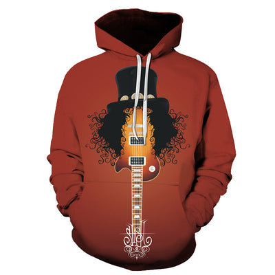 Sudadera con Capucha 3D Estampado Rock para Parejas - Image 6