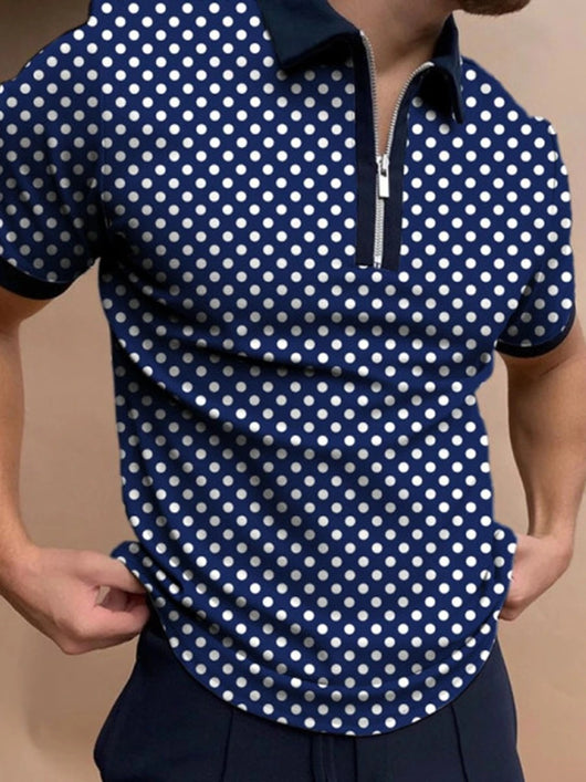 Polo con Cierre y Cuadros para Hombre - Image 4