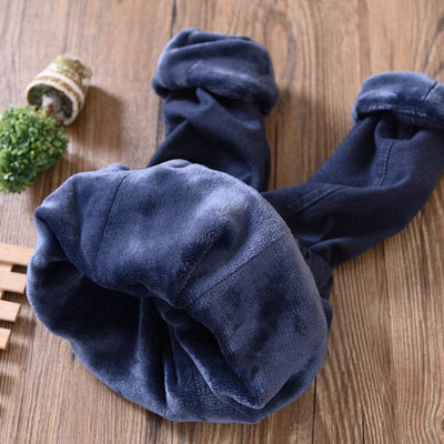 Pantalones Casuales de Invierno para Niños Estilo Coreano con Forro de Cachemira - Image 4