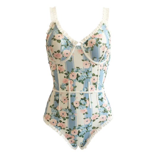 Traje de Baño Entero Estampado con Cobertura Abdominal - Image 2