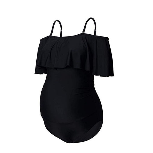 Traje de Baño Premamá Talla Grande Elegante de Una Pieza - Image 8