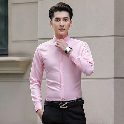 Camisa Formal de Manga Larga para Hombre - Estilo Profesional - Image 6