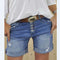 Shorts de Mezclilla Rotos Sexy para Mujer