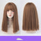 Set de Pelucas Largas Lisas Invisibles - Cabello Natural Simulado Volumen Completo