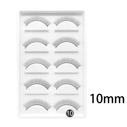 Pestañas Postizas Autoadhesivas - Kit de 5 Pares para Práctica de Injerto Natural - Image 13