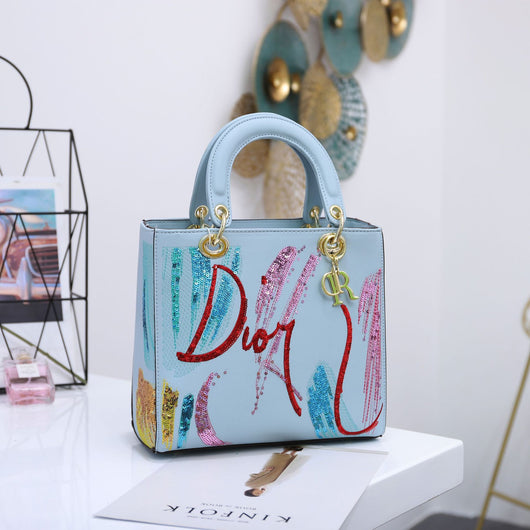 Bolso Mensajero Dama con Lentejuelas Bordadas - Bolsa Portátil de Cuero PU - Image 8