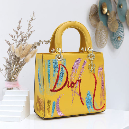 Bolso Mensajero Dama con Lentejuelas Bordadas - Bolsa Portátil de Cuero PU - Image 3