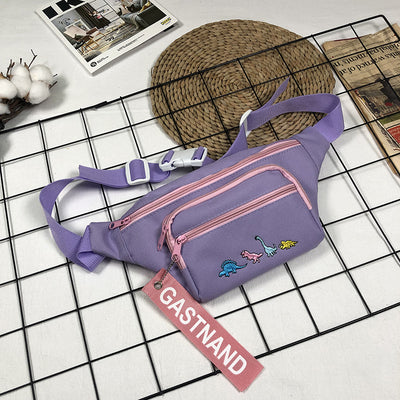 Bolsa de Pecho Pequeña para Estudiantes - Diseño Minimalista con Bordado - Image 2