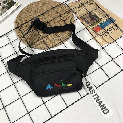 Bolsa de Pecho Pequeña para Estudiantes - Diseño Minimalista con Bordado