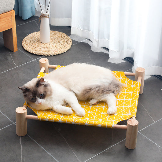 Hamaca Colgante para Gatos con Marco de Madera - Impermeable - Image 5