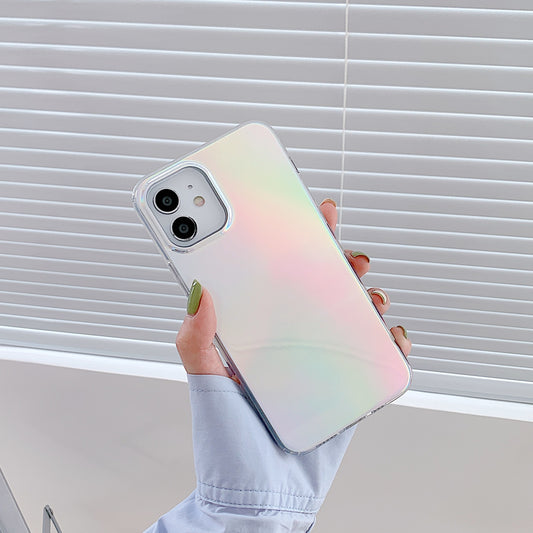 Funda Móvil Aurora Degradado Láser Multicolor - Protección Total Anti-caídas