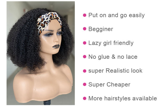 Peluca de Cabello Humano Rizado Sedoso sin Pegamento para Mujeres Negras - Image 8