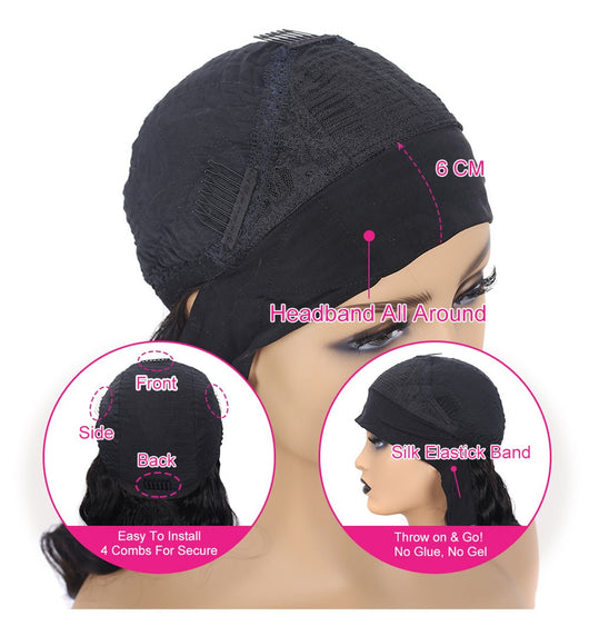 Peluca de Cabello Humano Rizado Sedoso sin Pegamento para Mujeres Negras - Image 6
