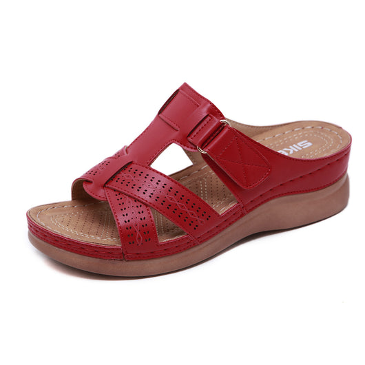 Sandalias Cómodas de Color Sólido para Mujer - Tallas Grandes 35-43 - Image 9
