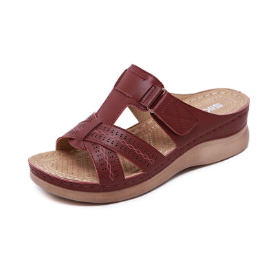 Sandalias Cómodas de Color Sólido para Mujer - Tallas Grandes 35-43 - Image 8