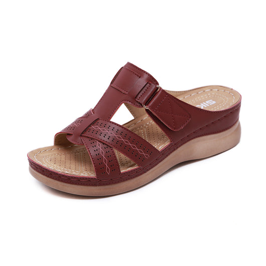 Sandalias Cómodas de Color Sólido para Mujer - Tallas Grandes 35-43 - Image 8