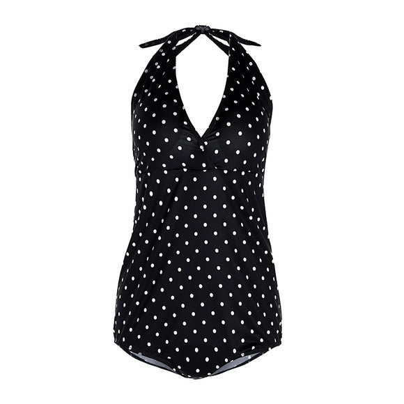 Traje de Baño Premamá Escote Profundo con Diseño de Onda