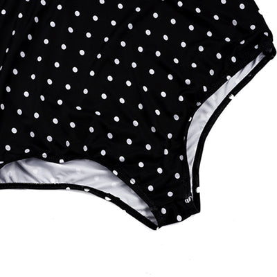 Traje de Baño Premamá Escote Profundo con Diseño de Onda - Image 3