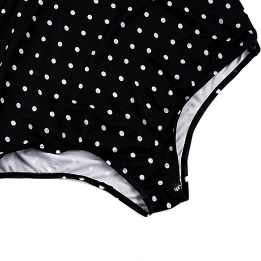 Traje de Baño Premamá Escote Profundo con Diseño de Onda - Image 3