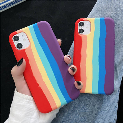 Funda iPhone 11 Pro/X/XS Max Efecto Degradado Arcoíris - Diseño de Pareja - Image 12