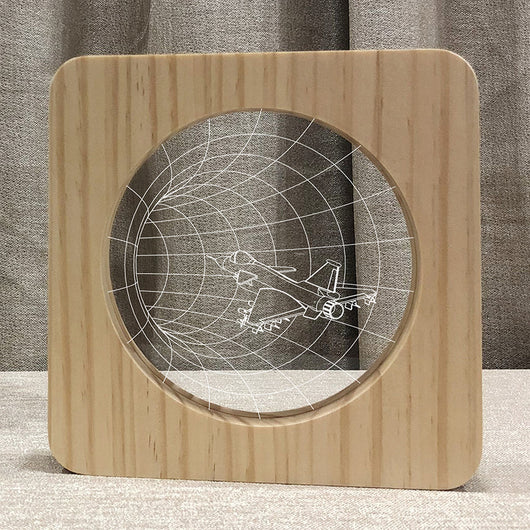 Lámpara Nocturna de Madera Sólida con Acrílico - Image 10