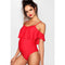 Traje de Baño Premamá Asimétrico con Volantes