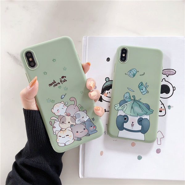 Funda iPhone 12 Pro Max Panda de Bambú - Silicona Suave Protectora