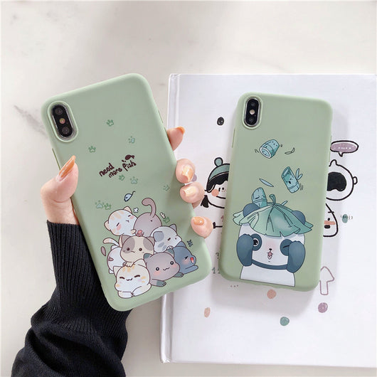 Funda iPhone 12 Pro Max Panda de Bambú - Silicona Suave Protectora