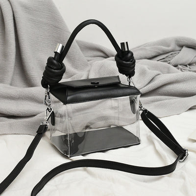 Bolsa Transparente de Cadena - Cartera Jelly Cuadrada Portátil - Image 7