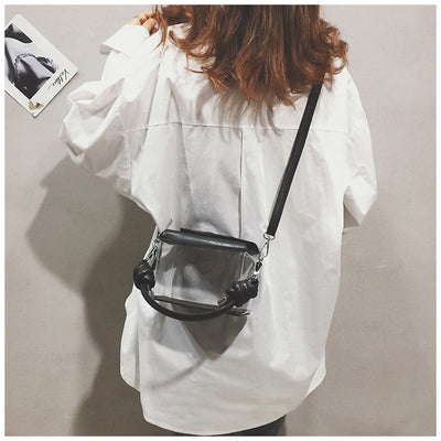 Bolsa Transparente de Cadena - Cartera Jelly Cuadrada Portátil - Image 9