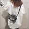 Bolsa Transparente de Cadena - Cartera Jelly Cuadrada Portátil